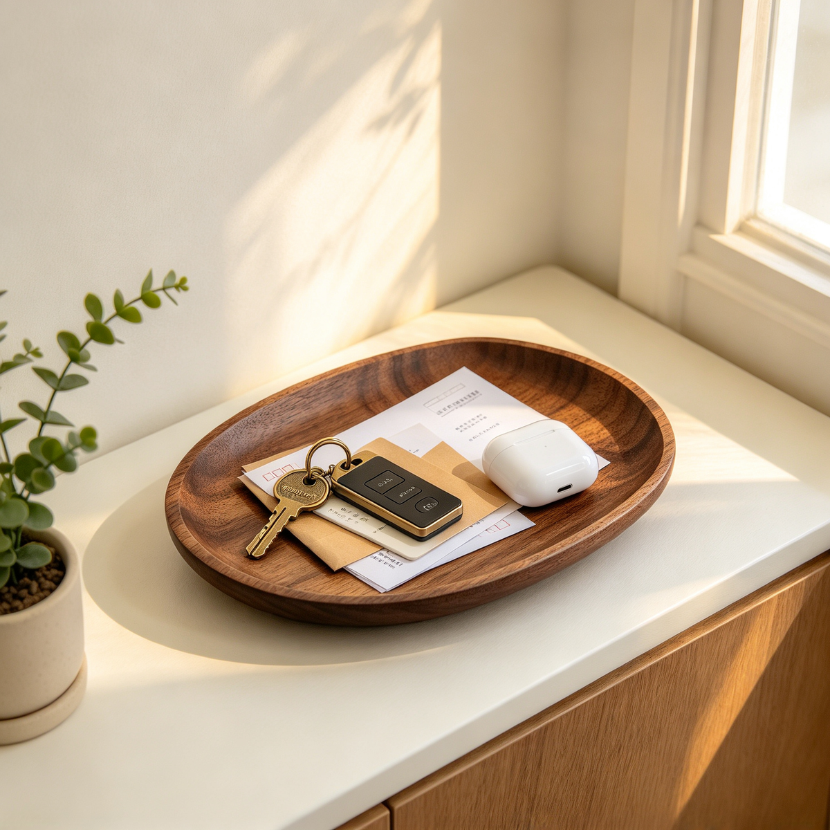 π Entryway Key & Mail Organizer